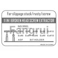 thumbnail image 5 of For Broken Head Screw Extractor Tool Set For Removing Rusted Damaged, 5 of 5