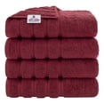 thumbnail image 1 of Juego de toallas de baño American Soft Linen Luxury, 4 piezas, 100% algodón, 1 of 9