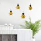 thumbnail image 5 of 4 piezas de decoración de pared de abeja de Metal, arte de pared de abeja para jardín al aire libre, cercas de césped, decoración de oficina, dormitorio, sala de estar, decoración del hogar, 5 of 5