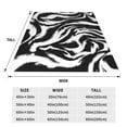 thumbnail image 3 of Fotbe Leopard And Zebra 2 Manta de Franela Acolchonada con Estampado, Súper Suave y Esponjosa, Extra Grande para Sofá, Cama, Uso Todo el Año-80"x60", 3 of 7