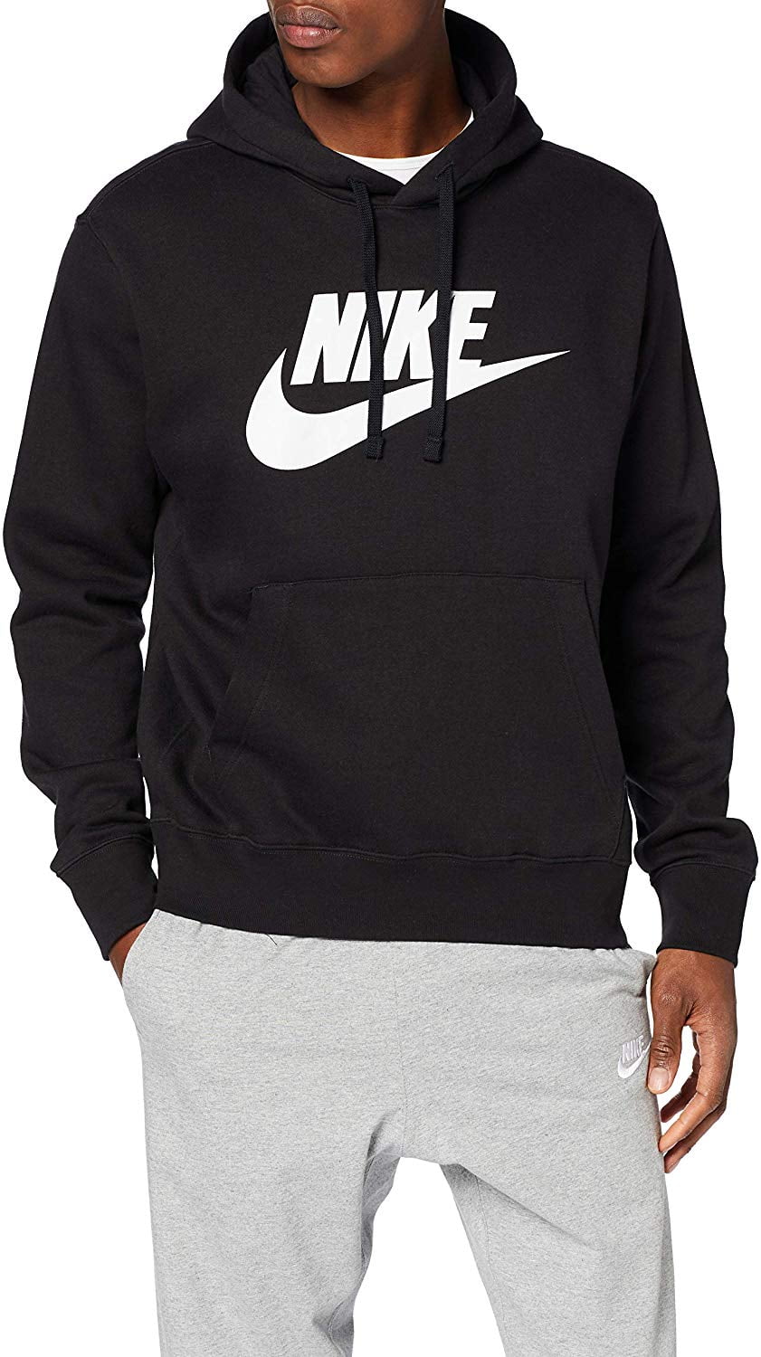 Nike Men's and Big Men's Sportswear Club Fleece Hoodie, up to size 2XL ...