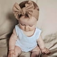 thumbnail image 5 of Baby Nylon Headbands Hair Bows Elastics Handmade Hair Accessories for Baby Girls Babies Newborn Infant Toddler 0-3 0-6 6-12 Months, 5 of 8