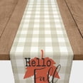 thumbnail image 3 of Creative Products Hello Fall Buffalo Check 16x72 Cotton Twill Table Runner, 3 of 3