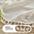 thumbnail image 4 of Cortinas Joydeco Beige Boho 160x160 cm 2 Paneles Semi Translúcidas, 4 of 8