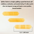 thumbnail image 3 of Yellow Calcite Crystal Points Double Terminated, Healing Crystals for Crafts, Crystal Grid, DIY Work (Pack of 3), 3 of 4