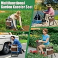 thumbnail image 7 of Foldable Garden Kneeler and Seat, Anti-Tipping Gardening Bench Widened Thick Soft Kneeling Pad, Heavy Duty Gardening Stool with Garden Tool Bag, Gardening Gift for Women, 7 of 7