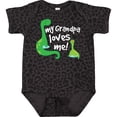 thumbnail image 3 of Inktastic My Grandpa Loves Me Dinosaur Boys Baby Bodysuit, 3 of 5