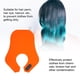 thumbnail image 3 of Mantón de corte de pelo, Peluquería de silicona Mantón de peluquería de corte de pelo Mantón de teñido de cabello Instalación sin esfuerzo, 3 of 8