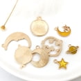 thumbnail image 3 of MINKUROW Assorted Enamel Charms for Jewelry Making Moon Star Astronaut Pendant Charm for Bangle Bracelet Yellow, 3 of 4