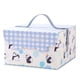 thumbnail image 1 of Caja de regalo de cartón con diseño de panda azul de 22 x 16 x 8 cm con tapa, 1 of 2