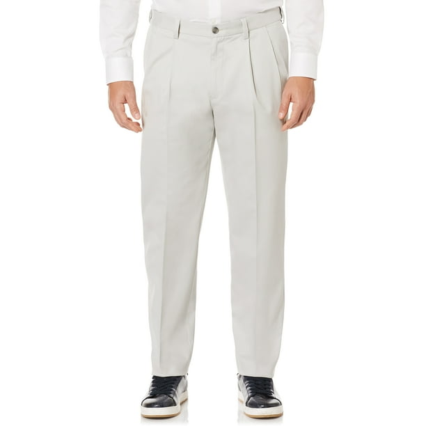 savane men's pleated stretch ultimate performance chino