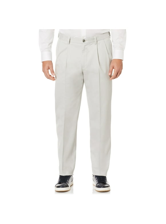 savane men's pleated stretch ultimate performance chino