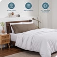 thumbnail image 3 of Bare Home Body Pillowcase - Envelope Closure - Ultra Soft - Double Brushed - Taupe, 3 of 7