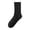 Black, variant on Solid Color Casual Sweat Absorbing Stockings For Long Legs Comfortable Everyday Wear Coffee One Size