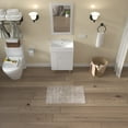thumbnail image 5 of 21.6" Open-Shelving Bathroom Vanity with Ceramic Sink, Cloakroom Left Side Open Shelf Storage Cabinet, White Ceramic Countertop with Soft-Closing Doors, 5 of 7