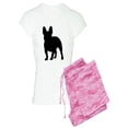 thumbnail image 1 of CafePress - French Bulldog Silhouette - Women's Light Pajamas, 1 of 1