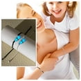 thumbnail image 3 of Heart To Heart Print Double Luminous Glow Bracelet Couple Hand Rope Irradiation Design, 3 of 6