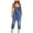 Dark Blue, variant on Womens Casual Baggy Denim Jean Overalls Loose Bib Dungarees Harem Romper Jumpsuit Cropped Pants with Pocket Casual Wide Leg Overall Playsuits