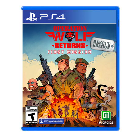 UPC: 0810066290488 | Operation Wolf Returns: First Mission – Day One Edition – Playstation 4