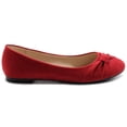 thumbnail image 6 of Ollio Women's Shoes Ballet Faux Suede Flats ZM1815, 6 of 6