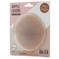 thumbnail image 6 of Positively BRA+ZEN Reusable Stick-on Silicone Adhesive Nipple Cover Pasties, Size 1 & 2 Breast Petals, 6 of 8