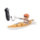 thumbnail image 3 of Barco de kayak RC, barco de control remoto, juguete acuático con barco impermeable colorido Naranja, 3 of 9