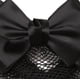 thumbnail image 1 of Red con lazo Bling Bling para el pelo clip elegante para mujer negro, 1 of 3