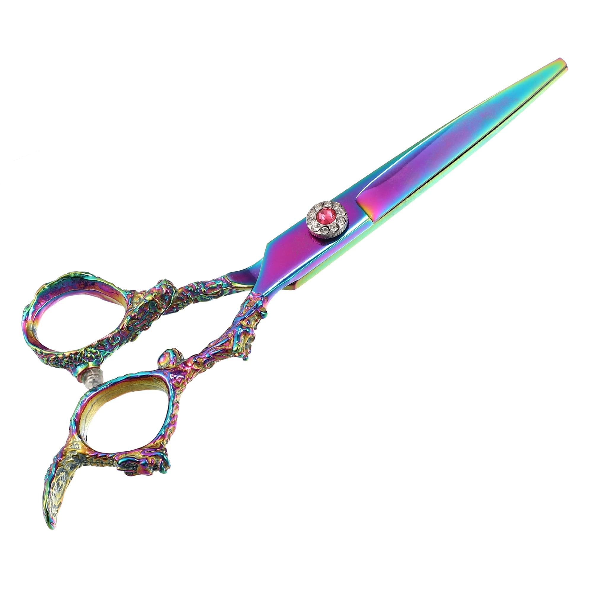 Unique Bargains Hair Scissors Hair Cutting Scissors Stainless Steel Razor 6.7"