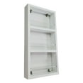 thumbnail image 2 of Ceres White Enamel On the Wall Spice Rack 21"h x 14"w x 2.5"d, 2 of 5