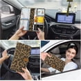 thumbnail image 3 of Car Registration and Insurance Holder, Leather Leopard Auto Document Card Holder, Vehicle Glove Box Wallet Case Organizer with Magnetic Shut for Driver's License, Key Contact Information Cards, 3 of 7