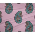 thumbnail image 4 of oneOone Polyester Lycra Fabric Paisley Block Print Fabric By Yard 56 Inch Wide, 4 of 4
