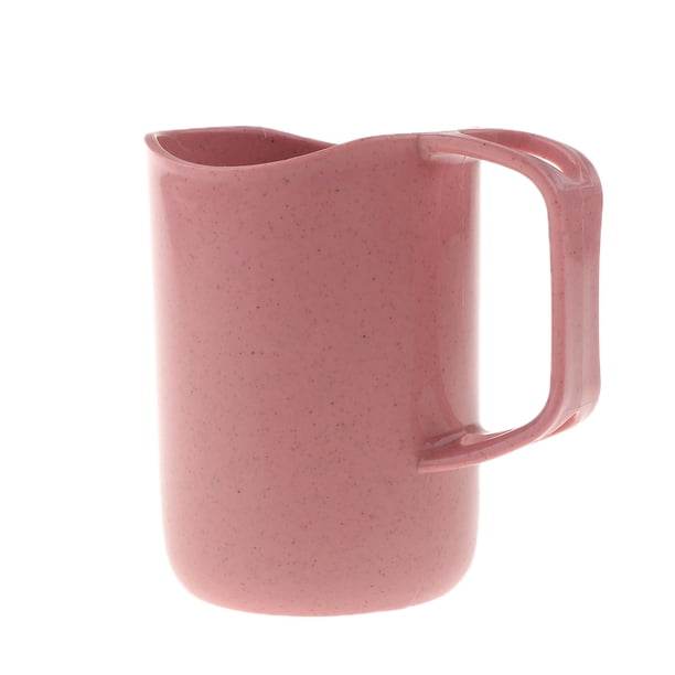 Taza Del Diente Del de La Paja Del Tazas Irrompibles Respetuosas Del Medio de La Rosado