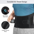 thumbnail image 6 of FITVALEN Back Brace Immediate Relief from Back Pain, Herniated Disc, Sciatica, Scoliosis and more! Adjustable Support Straps- Lower Back Belt, 6 of 8