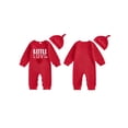 thumbnail image 2 of BemeyourBBs Newborn Baby Boy 2 Piece Outfits Valentine Day Clothes Little Love Romper Long Sleeve Jumpsuit with Hat Set, 2 of 9