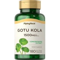 Gotu Kola Extract 1500mg | 180 Capsules for Men and Women | by Piping Rock