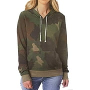 Alternative Women's Athletics Eco Jersey Pullover Hoodie Dreamstate Camo