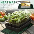 thumbnail image 4 of Gostoto Plant Seed Germination Propagation Starter Warm Pad Mat Garden Supplies Waterproof Seedling Heat Mat, 4 of 7