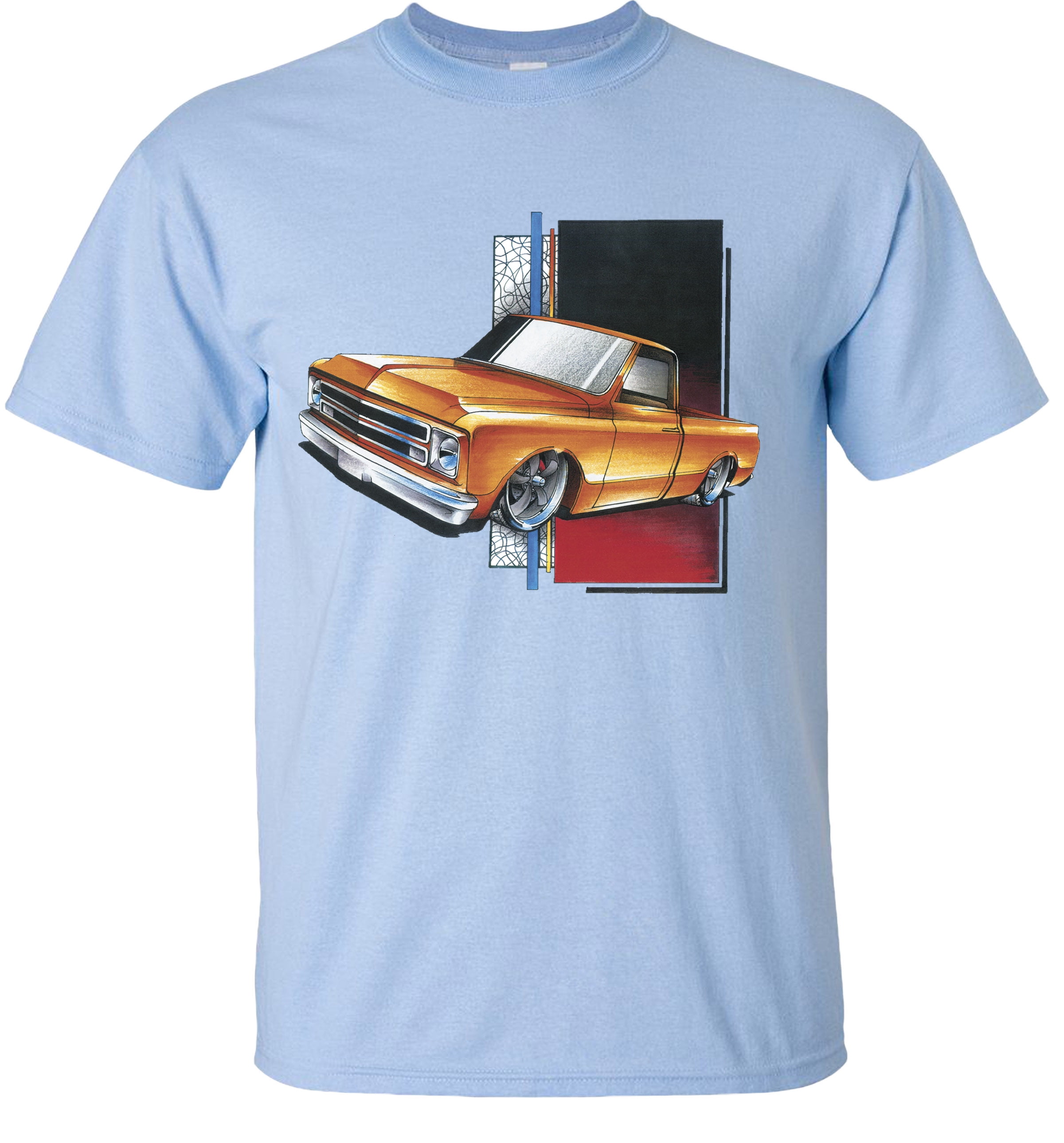 Fair Game C-10 Square Body Chevy Truck T-Shirt, orange chevrolet ...