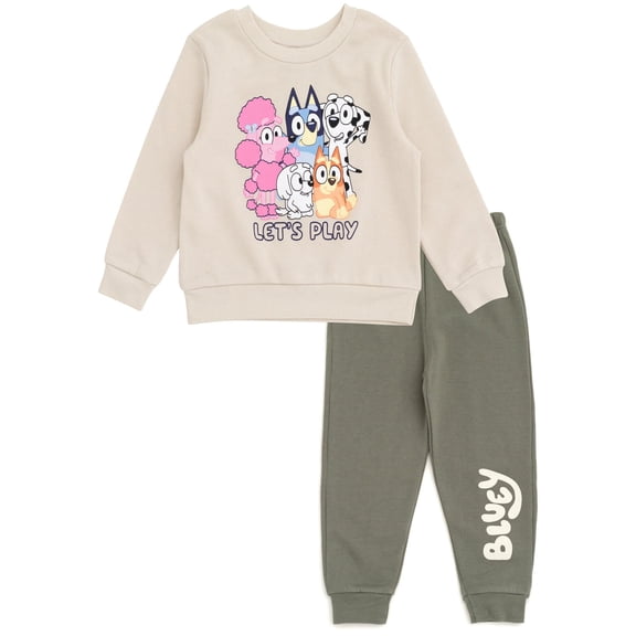 Conjunto de sudadera de forro polar Bluey Boys 2T para niños pequeños