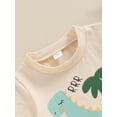 thumbnail image 5 of Bagilaanoe 2pcs Toddler Baby Boy Girl Shorts Set Short Sleeve Print T Shirt Tops + Shorts 6M 12M 18M 24M 3T Kids Casual Summer Clothes, 5 of 7