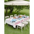 thumbnail image 3 of Outdoor Tablecloth with Umbrella Hole and Zipper, Valentine's Day Rectangle Table Cloth 54x80 Inch Waterproof Tablecloth, Blue Truck Loads of Love Romantic Picnic Table Cover for Patio Camping, 3 of 7
