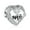 Wife, variant on 925 sterling silver heart pendant engraved with the words “I love my dad,” suitable for pairing with a bracelet or necklace.