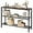 Rustic Brown, variant on White Industrial Console Table, 3 Tier Entryway Tables, Hallway Desk, Narrow Sofa Tables with Shelves, Entrance Table for Entryway, Living Room, Foyer, Hallway, Office, White