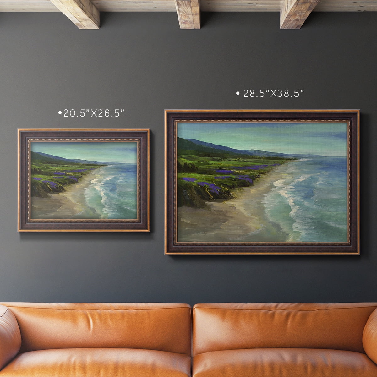 Montara Beach Premium Framed Canvas- Ready to Hang