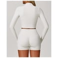 thumbnail image 2 of Chaqueta de Yoga for mujer, chaqueta de Yoga deportiva for correr al aire libre con cremallera, chaqueta de manga larga, ropa de Yoga de secado rápido for niñas, 2 of 7