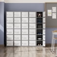 thumbnail image 2 of Coolsun Metal Locker, Locking Cabinet with 6 Doors, 71" Lockers for Employees, Storage Locker for School, Home, Gym, Requires Assembly (Gray White, 6 Door), 2 of 7