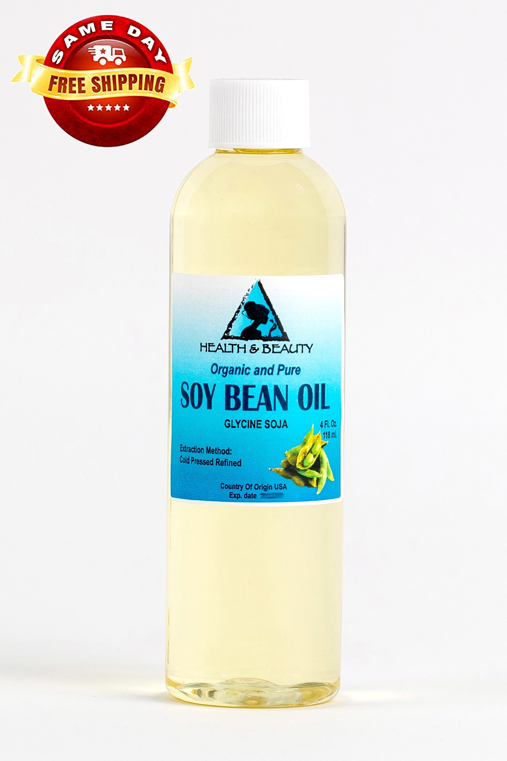 SOYBEAN / SOY BEAN OIL ORGANIC CARRIER SOY OIL COLD PRESSED 100 PURE 4