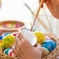 thumbnail image 5 of Kjfeif Mini Unfinished Wooden Easter Eggs, 2.36 Inch Unpainted Artificial Eggs for DIY Painting Crafts, Blanks for Decorating and Spring Projects, 5 of 5