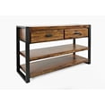 thumbnail image 3 of Jofran Loftworks Modern Industrial Distressed Acacia 50" Sofa Table with Drawers, 3 of 8