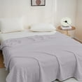 thumbnail image 4 of VWRXBZ Blanket Solid Color Blanket Noon Sleeping Blanket, Gray, 4 of 6